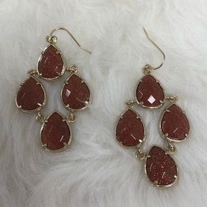 Vintage Kendra Scott Caroline Goldstone Earrings
